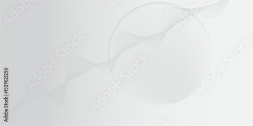 abstract white gradient color background with curve and swirl lines decoration