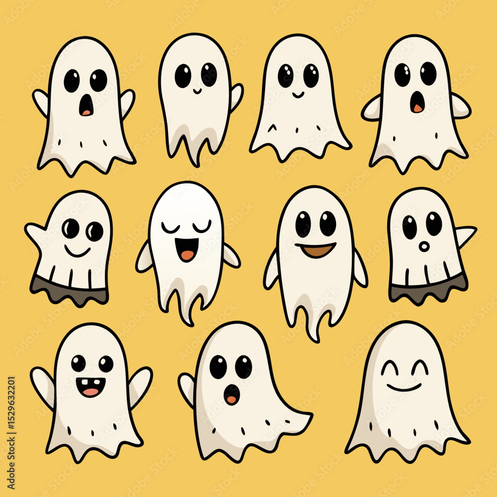 Obraz premium halloween seamless pattern