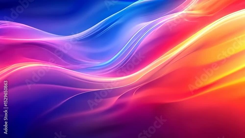 Wallpaper Mural Vibrant Abstract Colorful Light Waves with Dynamic Flow and Motion Torontodigital.ca