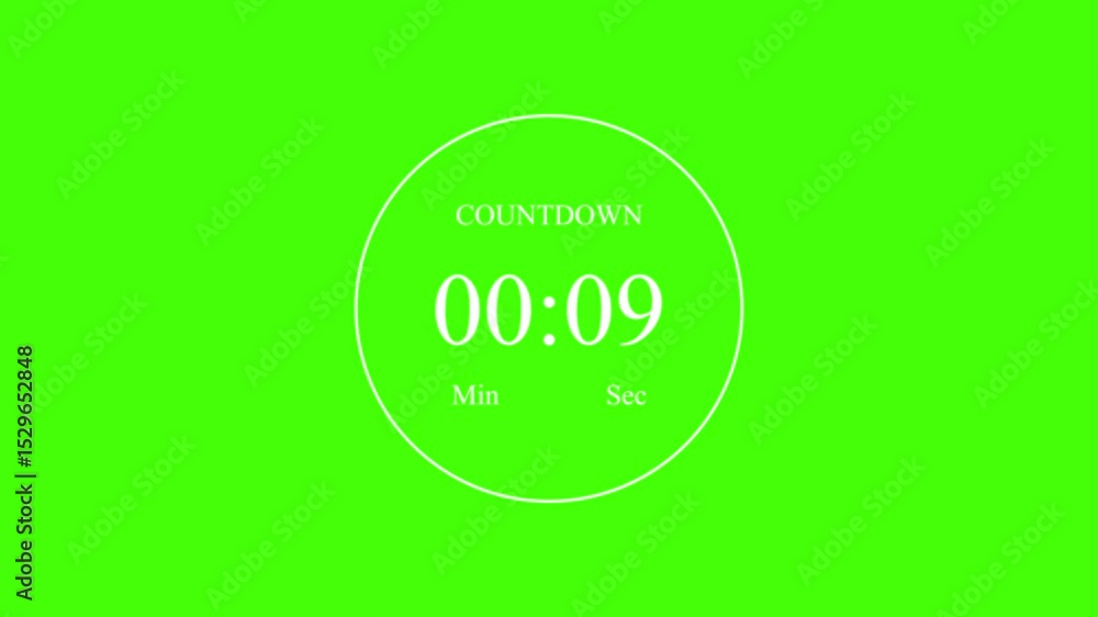 Green Screen Countdown Animation – Chroma Key Timer Numbers Green Screen Countdown Animation – Chroma Key Timer Numbers