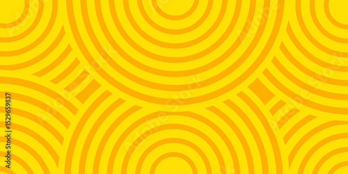 Pasta background, spaghetti abstract geometric pattern. Macaroni yellow poster. Wavy abstract pattern.