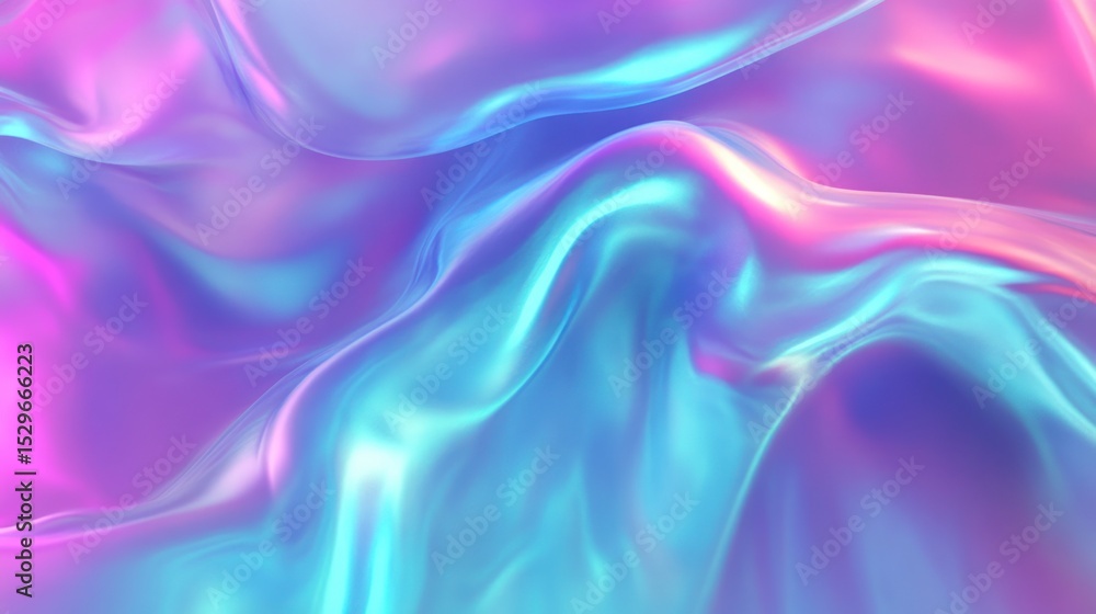 Obraz premium Abstract Holographic Fabric Background