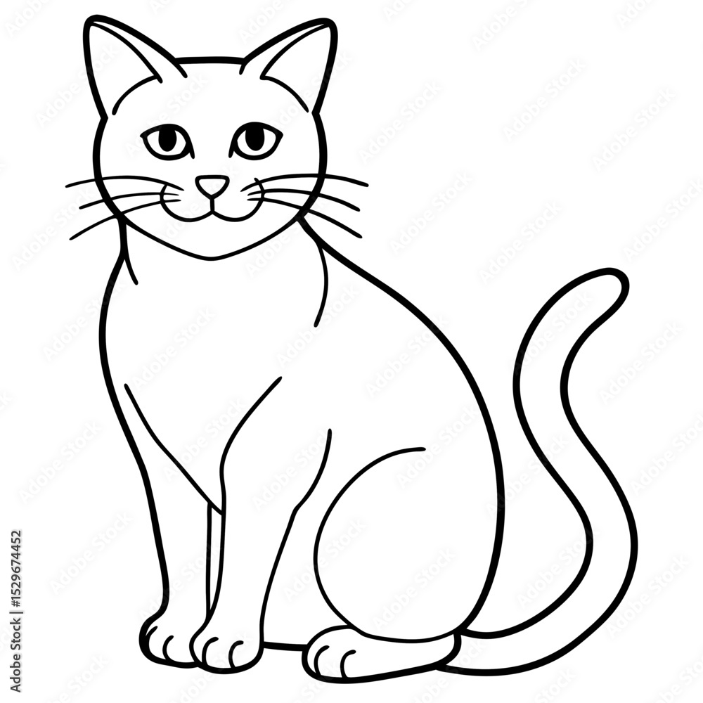 Cats line art vector Cats line art vector