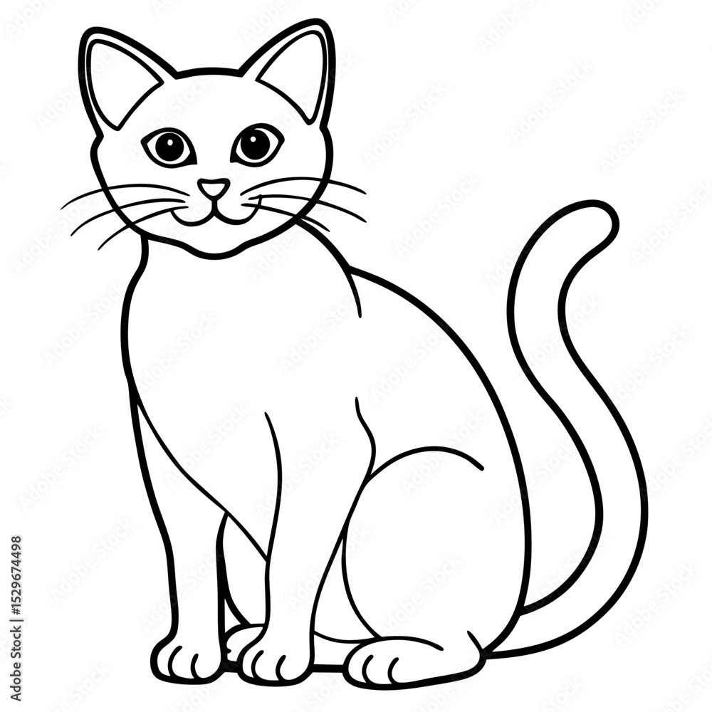 Cats line art vector Cats line art vector