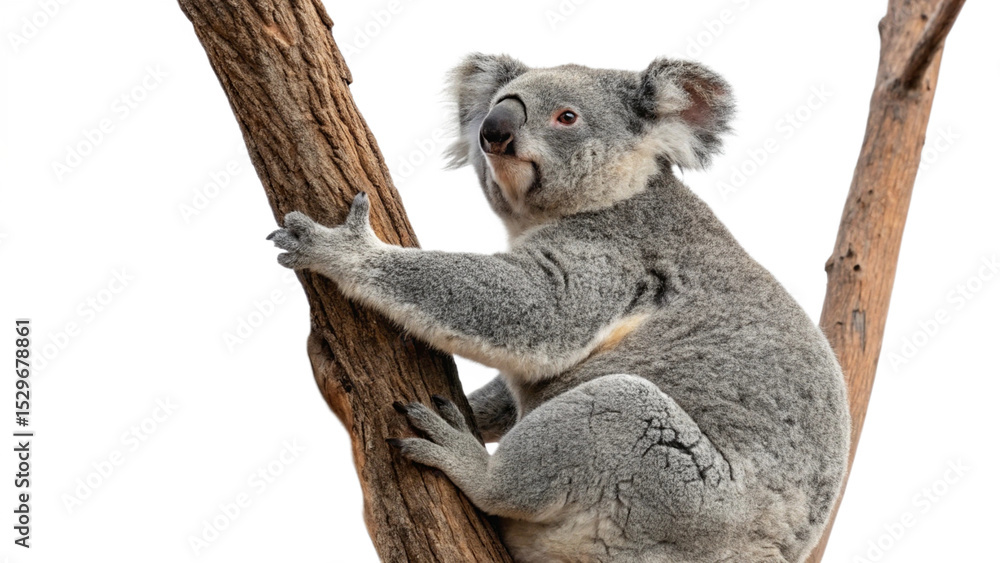 Naklejka premium Koala, isolated transparent background 