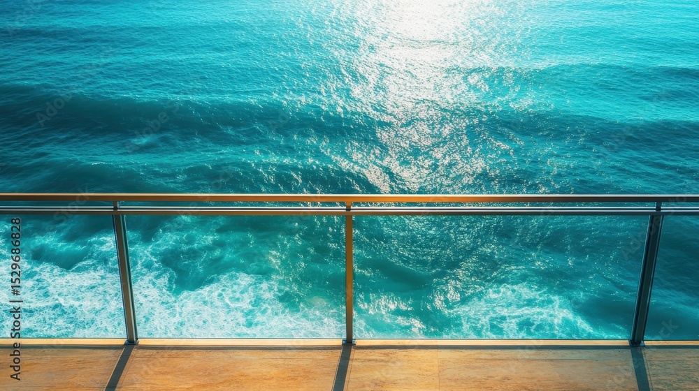 Obraz premium Ocean View Real Estate. New Architecture Condo with Direct Ocean View from Balcony