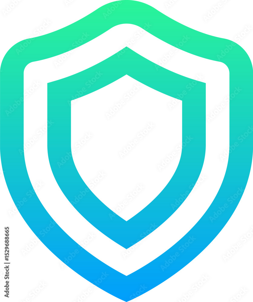 shield illustration on a white background shield illustration on a white background