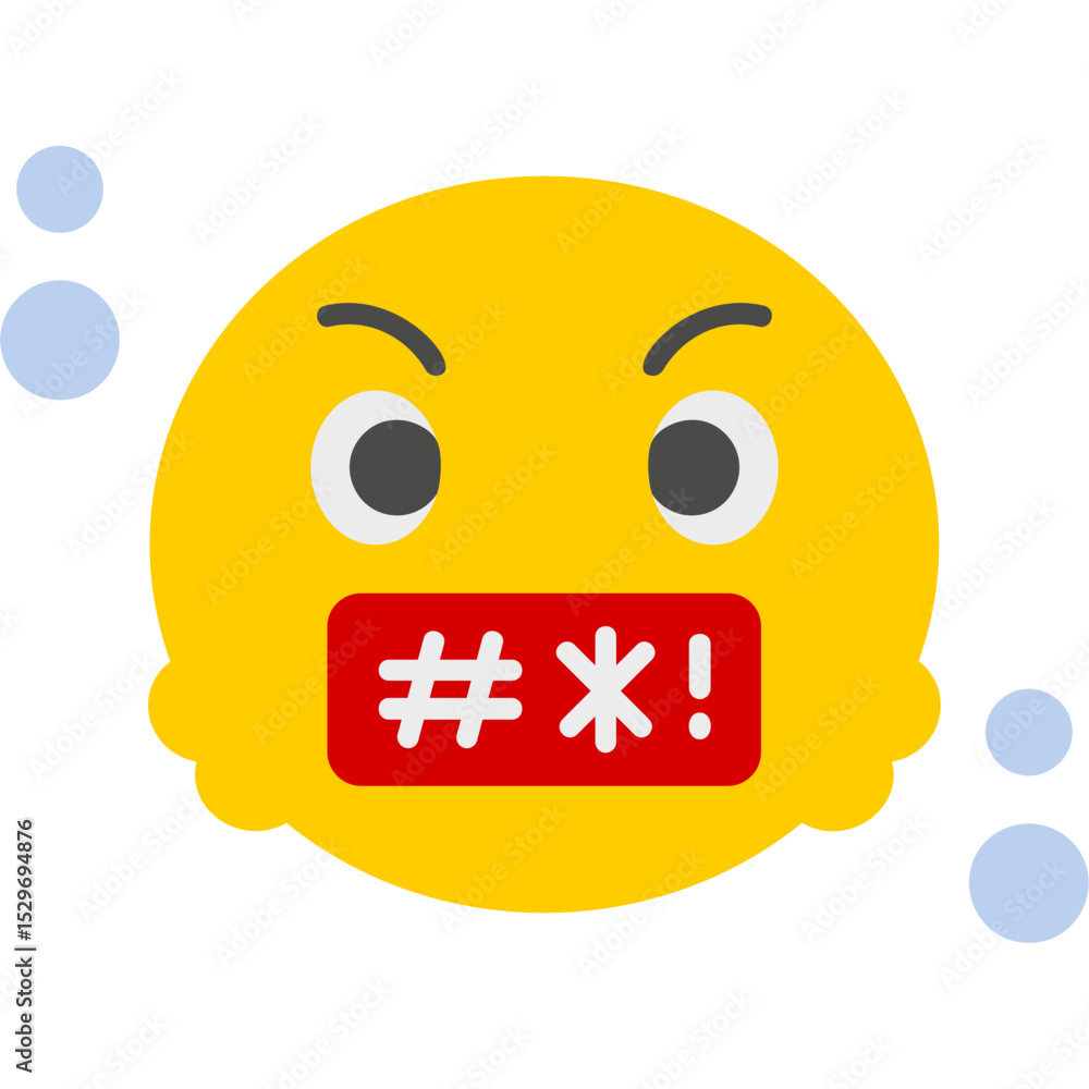 Fototapeta premium Swearing Icon