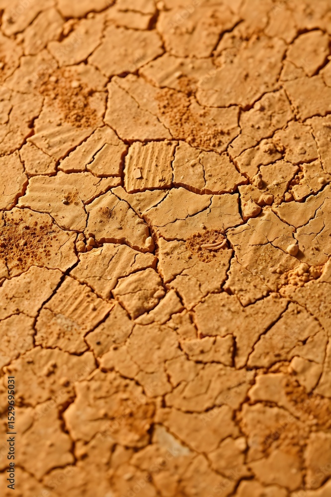 Fototapeta premium dry cracked earth