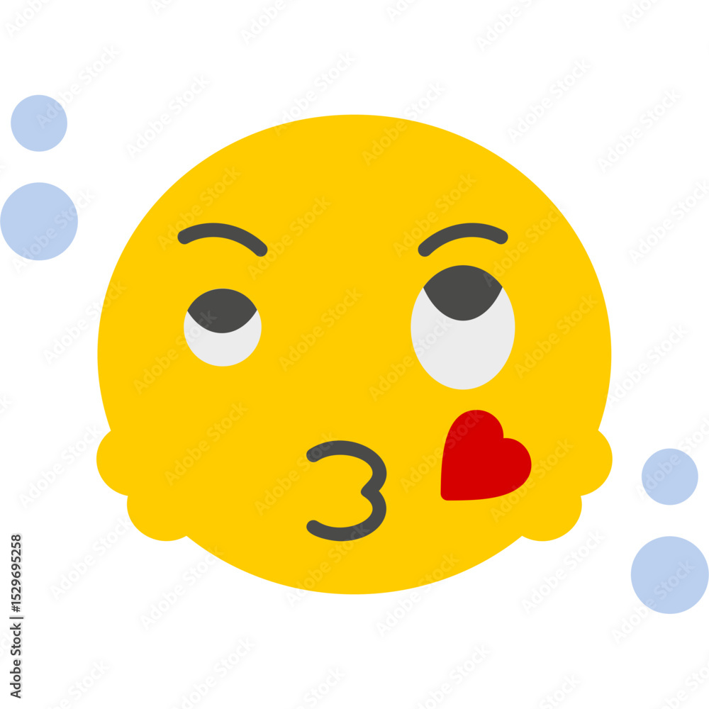 Fototapeta premium Kiss Icon