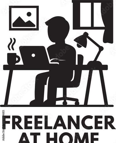 Freelancer at Home Remote Work, Flexibility, and Digital Nomad Lifestyle