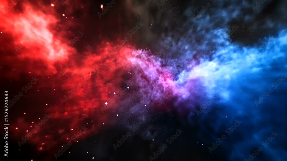 Vibrant Abstract Red and Blue Swirls Vibrant Abstract Red and Blue Swirls