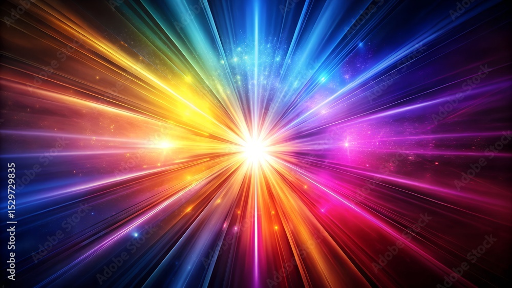 Cosmic Aura Explosion with Pastel Gradient Rays Cosmic Aura Explosion with Pastel Gradient Rays