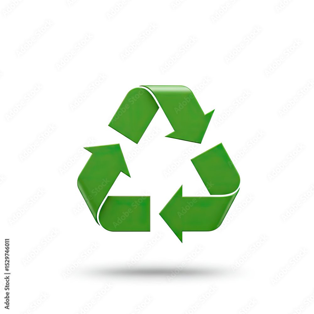 recycle symbol on white background recycle symbol on white background