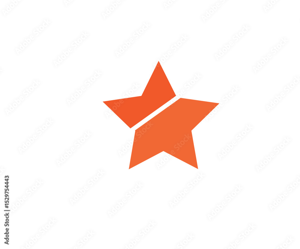 Obraz premium star design logo icon symbol