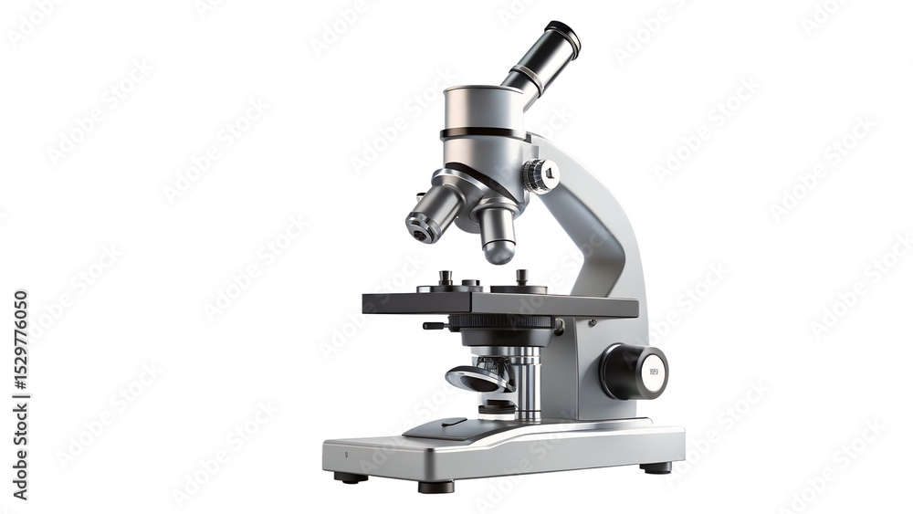 microscope isolated on white microscope isolated on white