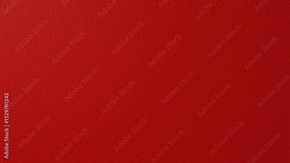 Fototapeta premium Solid red background with a soft dark texture and uniform matte surface, combining bold color with subtle depth. Ideal for graphic design, branding, packaging, presentations, digital media, web visual