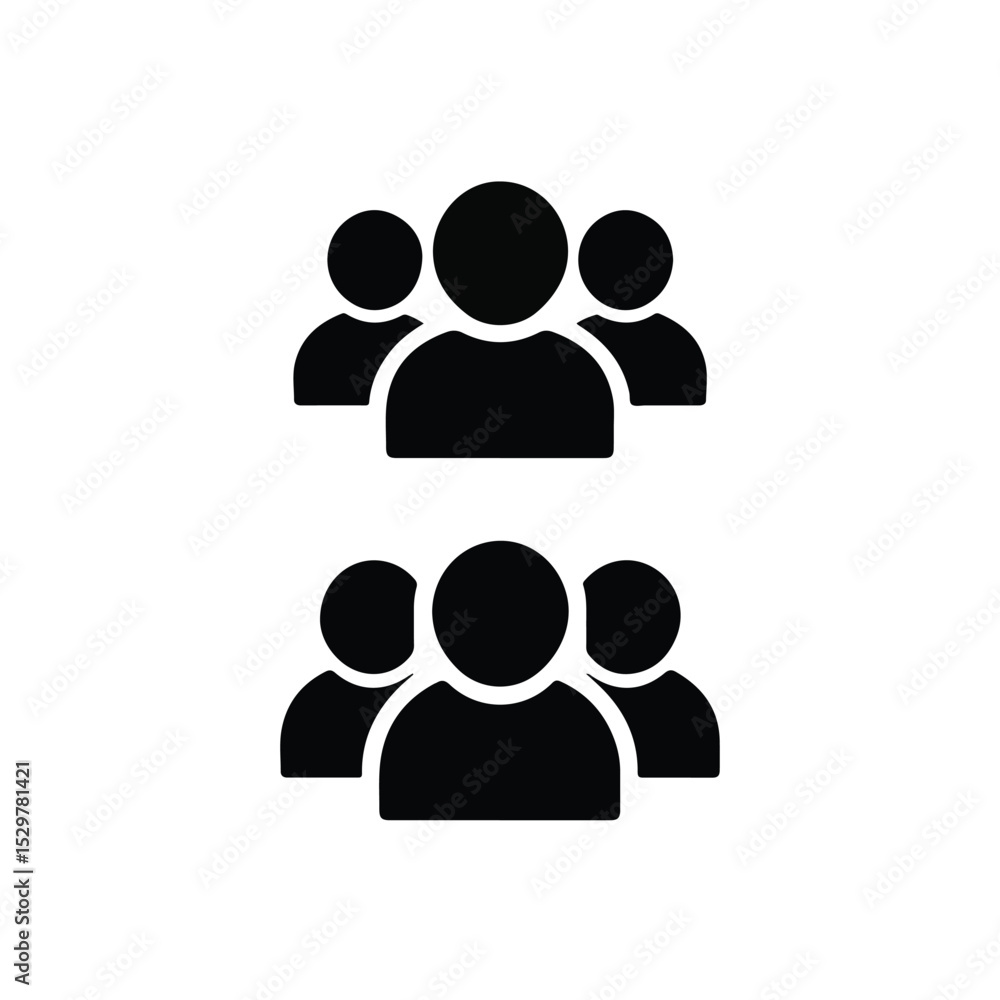 User Group Icons Set for Team, Community, and People Network Vector Design
User Group Icons Set for Team, Community, and People Network Vector Design