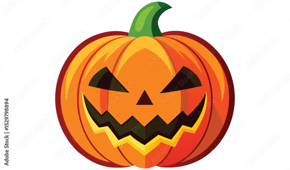 Scary jack o lantern halloween pumpkin illustration Scary jack o lantern halloween pumpkin illustration