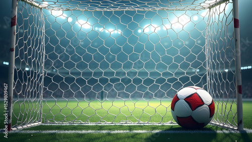 Wallpaper Mural AI generated Football background or football net on the gate Torontodigital.ca