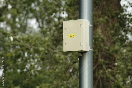 Utility Box on Pole
