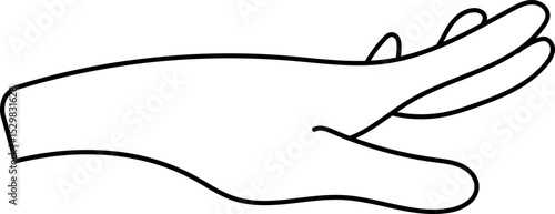 Ok hand sign illustration