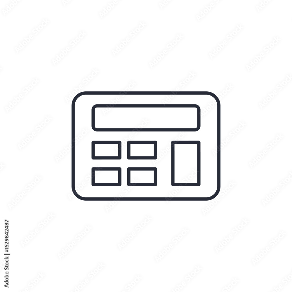 calculator icon. projector Symbol sign for mobile concept and web design. Vector icon, Logo illustration, Vector graphics calculator icon. projector Symbol sign for mobile concept and web design. Vector icon, Logo illustration, Vector graphics