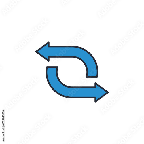 replace icon. projector Symbol sign for mobile concept and web design. Vector icon, Logo illustration, Vector graphics