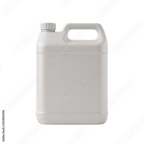 white plastic bottle isolated on transparent background png