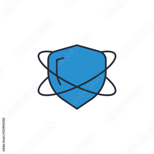 immune icon. projector Symbol sign for mobile concept and web design. Vector icon, Logo illustration, Vector graphics