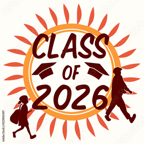 Class of 2026 graduation sun design students