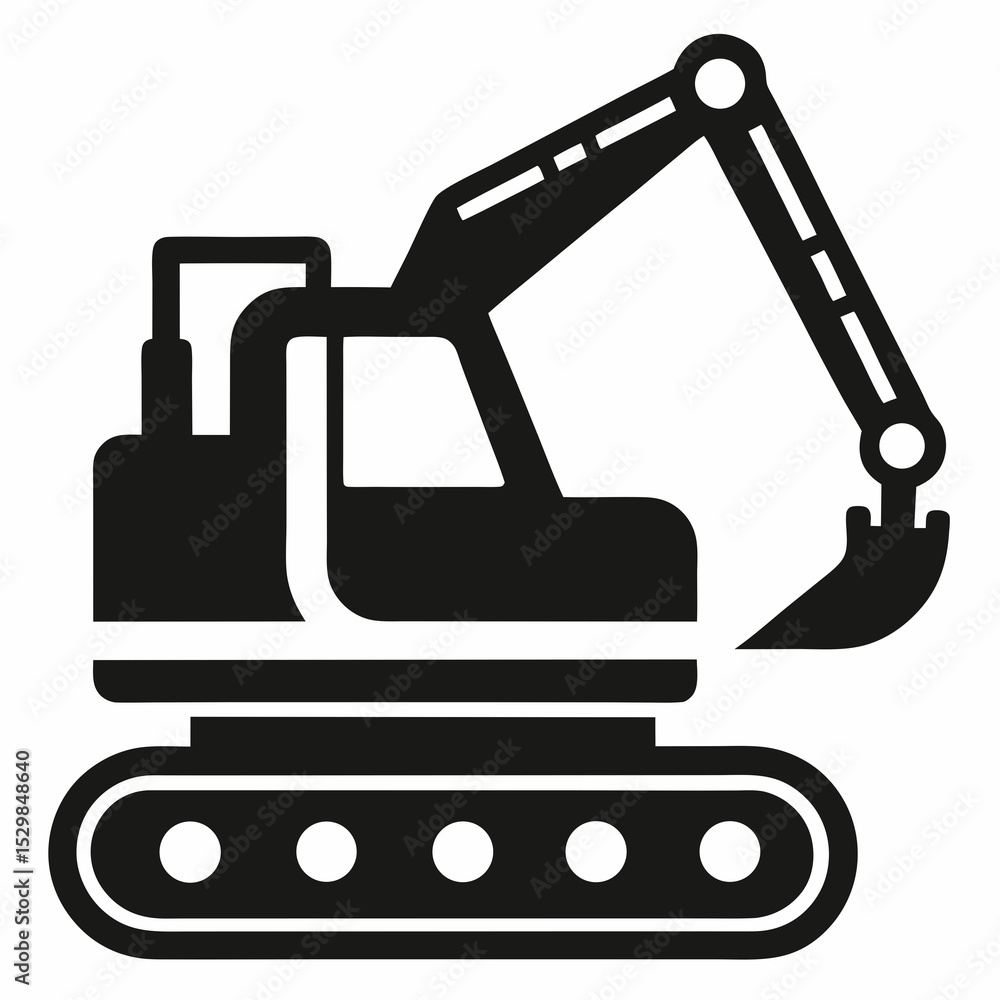 excavator vector illustration excavator vector illustration