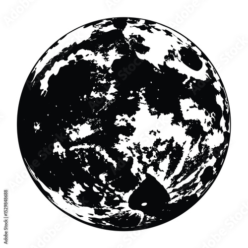 full moon  elements of this image furnished by nas (1).eps