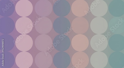 Abstract Pastel Circle Pattern Background Texture Soft Gradient Colors