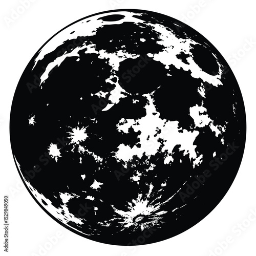 full moon  elements of this image furnished by nas.eps