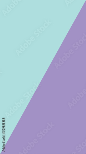 Pastel color block geometric diagonal two tone design for modern visuals