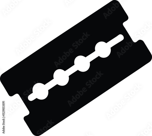 Razor Blade Silhouette