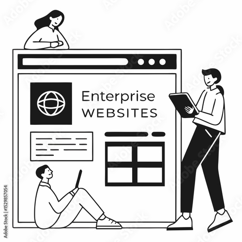 Team collaboration enterprise website design development