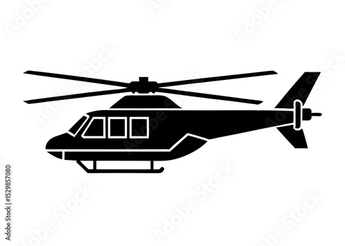 helicopter vector illustration