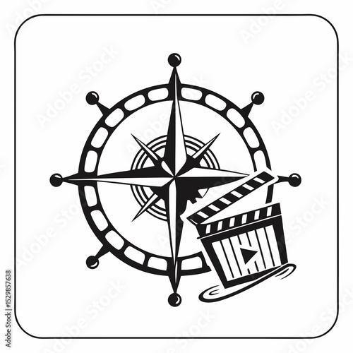 Compass rose filmmaking navigation movie production