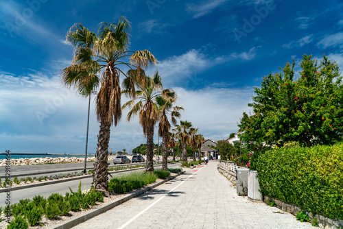 Town Novalja, Pag island, Adriatic archipelago of Croatia.