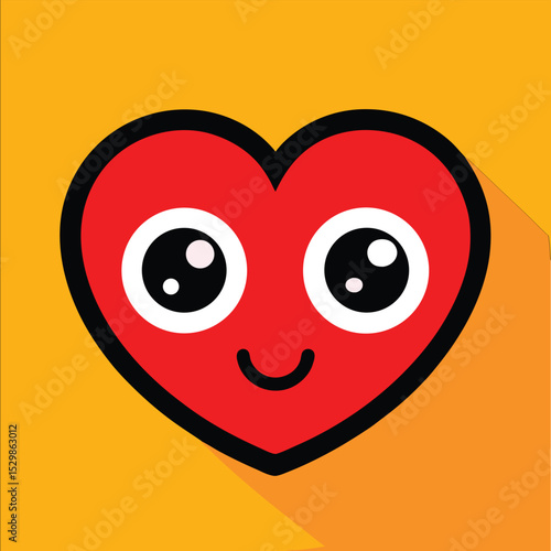 heart with red heart