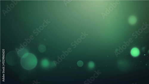 a soft dark green bokeh background with a smooth gradient effect and gentle light spots, resembling a defocused, warm, and elegant backdrop.