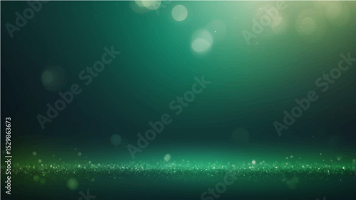 a soft dark green bokeh background with a smooth gradient effect and gentle light spots, resembling a defocused, warm, and elegant backdrop.