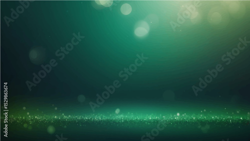a soft dark green bokeh background with a smooth gradient effect and gentle light spots, resembling a defocused, warm, and elegant backdrop.