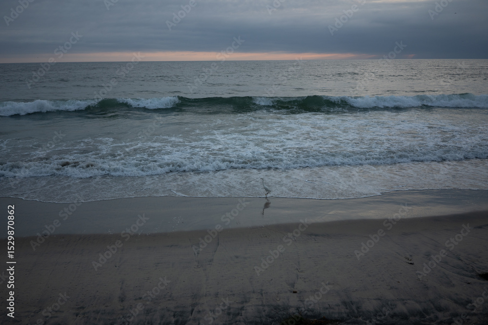 beach at sunset beach at sunset