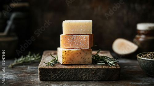 Artisan Herbal Soaps Rustic Photography