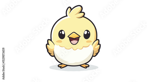 Adorable Chick Hatched Cartoon Vector Illustration for Any Design Project