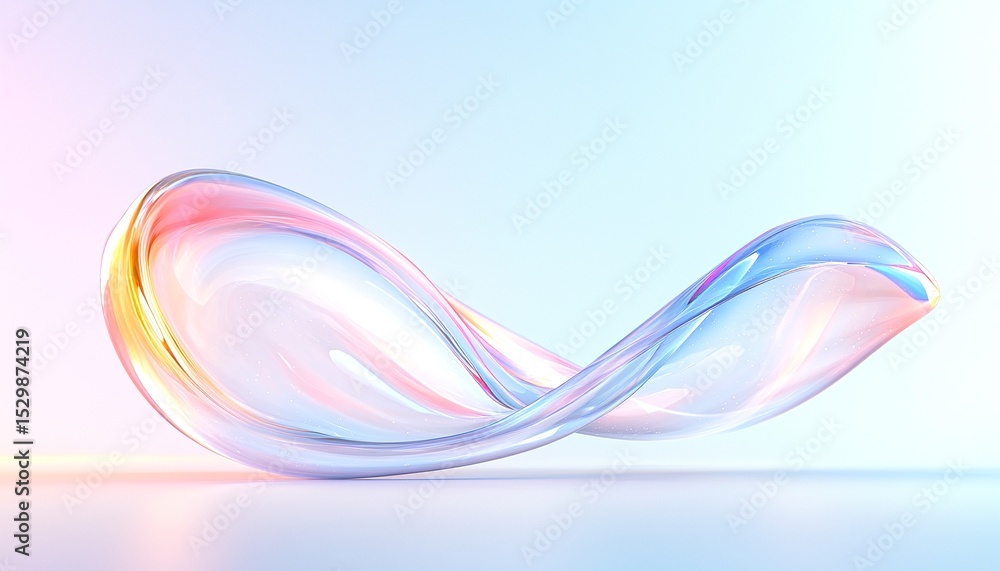 Abstract Soft Pink and Blue Wave Lines Gradient Abstract Soft Pink and Blue Wave Lines Gradient