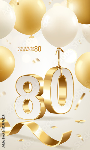 80th Anniversary Celebration Background